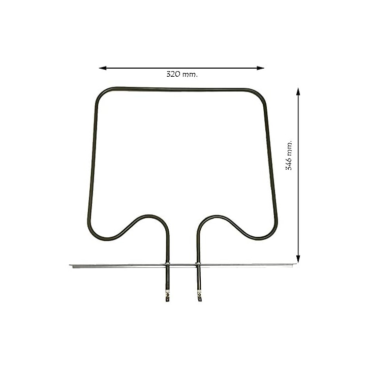 Resistencia inferior Horno TEKA . Potencia 1150 W. 230 V.