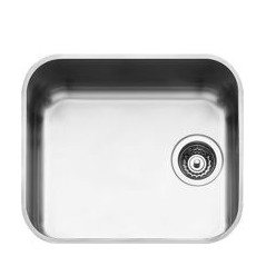 SMEG Fregadero Inox bajo encimera 1C, Medidas 180x470x420