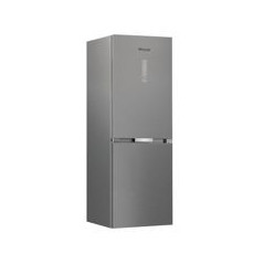 WHIRLPOOL Combi Dual NF 1865x595x663, Pearl Inox, D, Display Touch Exterior, Multizona, 6th Sense, Profresh