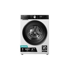 HISENSE Lavad. C/F 9Kg 1400rpm, Blanco, A, -10%, FONDO 51cm., Inverter, Hygiene Guard, Func. Vapor, Conectividad WiFi, Inicio