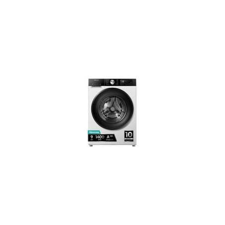HISENSE Lavad. C/F 9Kg 1400rpm, Blanco, A, -10%, FONDO 51cm., Inverter, Hygiene Guard, Func. Vapor, Conectividad WiFi, Inicio