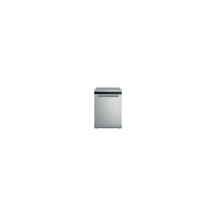 WHIRLPOOL Lavavaj. Inox, B, 15 cub. 8 prog. Display, Motor Inverter, 1/2 carga, Inicio diferido 24h., 9,5L, 41(dBA)