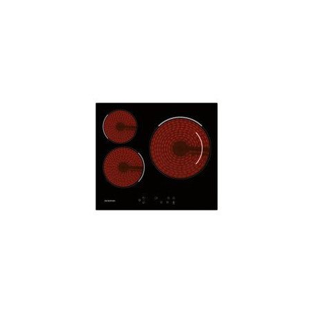 INFINITON Vitro 3F, Triple zona 30 cm. Control de temperatura tactil, apagado de seguridad, Dimensiones: 5,2x59x52