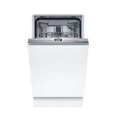 BOSCH Lavavaj. 45 cm. Integr. B, 81,5x45 cm, 10 cub. HC, Acero, 8,7L, 44 dB, InfoLight, Display y teclas, Secado Eficiente, 6