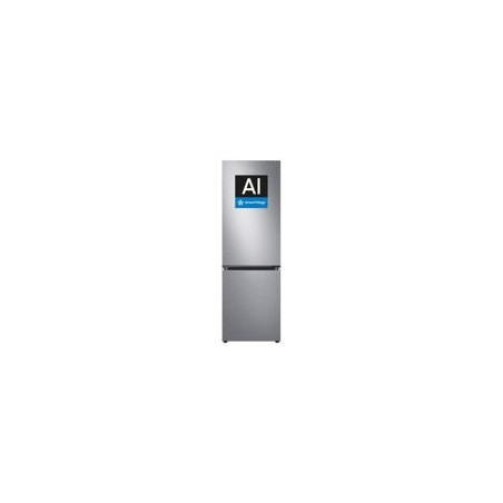 SAMSUNG Combi NF 185x60x66, Inox, C, SMART con AI, Display interior, All Around cooling, Tirador metalizado integrado, Digital