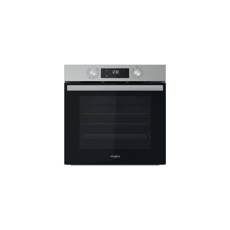 WHIRLPOOL Horno Hidrolitico Multif. 8, Inox, A+, 71L, 2 cristales en la puerta, Guias telescopicas, Display LED, Mandos