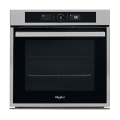 WHIRLPOOL Horno Pirolit. Multif. 16, Inox, Cavida lisa, Guia telescopica, A+, 1 Rejilla, 3 Bandejas