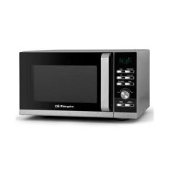 ORBEGOZO Microondas 20L 700w, Grill 900w, SILVER, Temporizador digital, 262x452x360