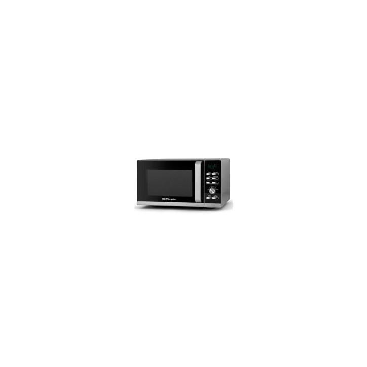 ORBEGOZO Microondas 20L 700w, Grill 900w, SILVER, Temporizador digital, 262x452x360