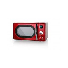 ORBEGOZO Microondas 20L 700w, Grill 900w, ROJO, Temporizador digital 95 min., Pantalla de control LED