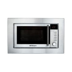 ORBEGOZO Microondas 20L Integr. con marco, Inox, 800w, Grill 1000w, 6 niveles de potencia.