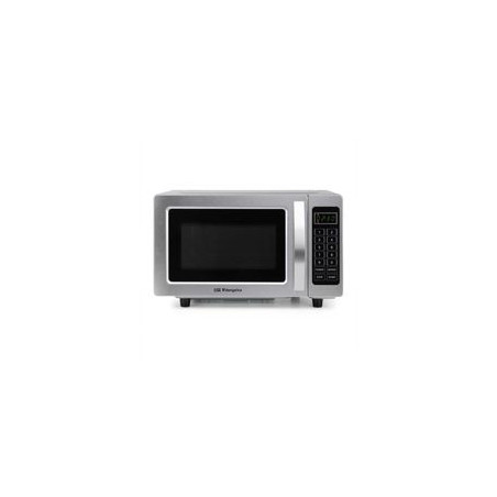 ORBEGOZO Microondas 25L Profesional, 1000w, Frontal Inox, SIN GRILL, Base ceramica sin plato giratorio, cavidad interior inox