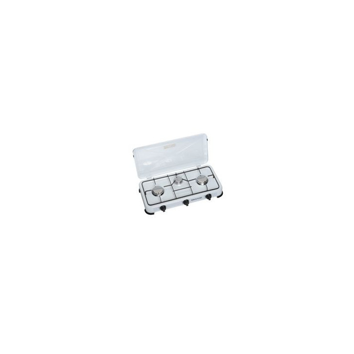 TRISTAR Hornillo sobremesa 3F gas, Quemadores Acero inoxidable, 1x1,5kW + 2x1kW