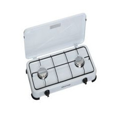 TRISTAR Hornillo sobremesa 2F gas, Quemadores Acero inoxidable, Quemador principal 1,5 kW
