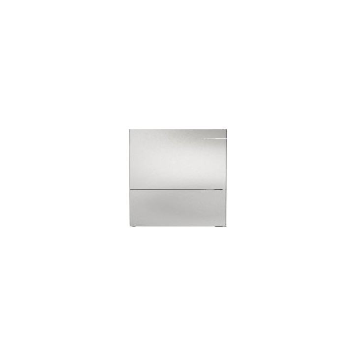 BOSCH Combi NF 203x60x66, Puertas Inox Mate, C, VitaFresh XXL, Tirador vertical integrado.