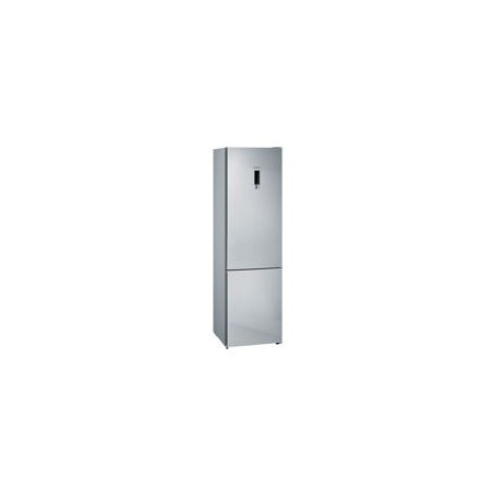 SIEMENS Combi NF 203x60x66, Puertas Inox antihuellas, E, HyperFresh. Electronica en la puerta. Tirador vertical integrado