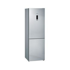SIEMENS Combi NF 186X60x66, E, Puertas Inox antihuellas, hyperFresh. Electronica en la puerta. Tirador vertical integrado