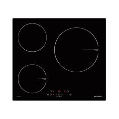 INFINITON Induccion 3F, zonas 28 cm, 18 cm y 16 cm.  9 niveles de potencia, control tactil, temporizador individual