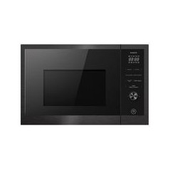 INFINITON Microondas Integr. 25L. DARK INOX, 800W, Grill 1000W, LED, apertura con boton TaCTIL, 30,8 cm plato, 8 progr