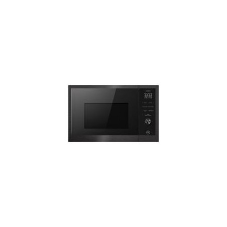 INFINITON Microondas Integr. 25L. DARK INOX, 800W, Grill 1000W, LED, apertura con boton TaCTIL, 30,8 cm plato, 8 progr
