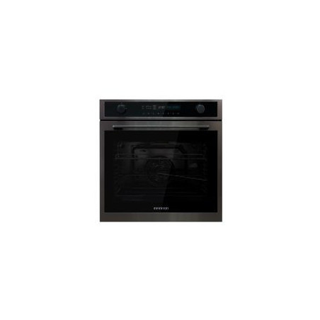 INFINITON Horno Multif. 13, NEGRO MATE, 70L, A, GUIA TELESCOPICA, DISPLAY, MANDOS ESCAMOTEABLES, Triple cristal