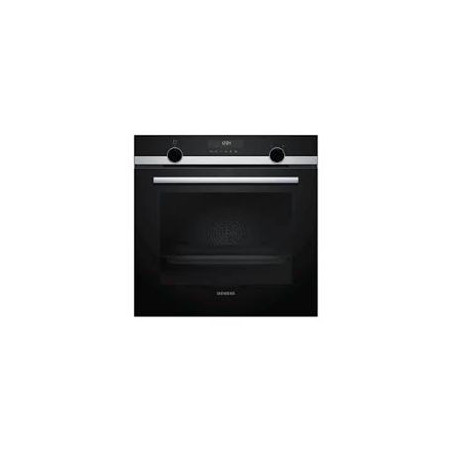 SIEMENS Horno Pirolit. Multif. 8, Cristal negro/inox, A, Display LCD, cookControl (30 recetas), 1 varioClip rail, Mandos