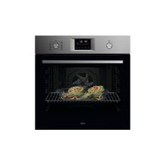 AEG Horno Pirolit. SurroundCook, Inox Infinity y tirador Inox Infinity, A++, 9 Prog + 45 Auto prog, Display LED EXPlore, mandos