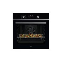 AEG Horno Pirolit. Multif. 9, Inox/Cristal Negro, A+, Display LED Explore con wifi, Mandos escamotaables, Carril 1 nivel, Sonda