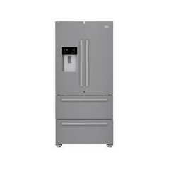 BEKO Side by Side NF 2P+2 cajones 182,5x84x74,5, Inox, E, Inverter, Display, Dispensador Agua- Fabricador Hielo, Conexion