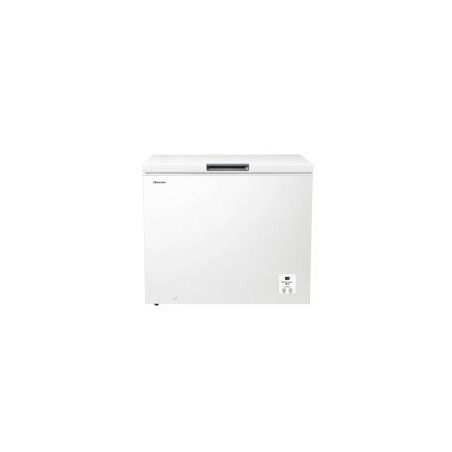 HISENSE Cong. Horizontal 85x97x63, E, 248L, Cesta Metalica x2, Apto Exterior, My Fresh Choice, 135h. Recubrimiento Interior