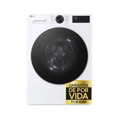 LG Lavad. C/F 8Kg 1200rpm, Blanco, A-20%, Steam, TurboWash, Fondo 47cm.ThinQ con wifi