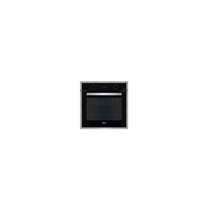EDESA Horno Multif. Plus 7, Cristal Negro, Display, Mandos escamoteables, Guias telescopicas 50% extraibles