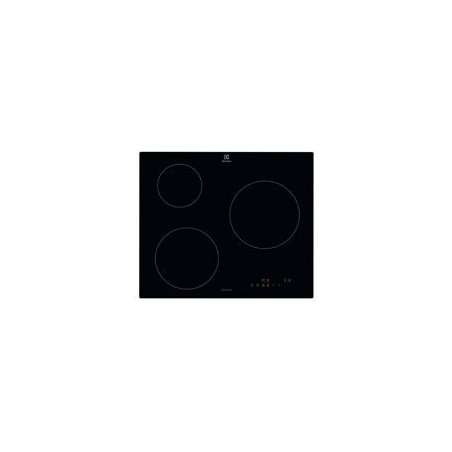 ELECTROLUX Induccion 3F, zona 24 cm. Controles (0-9 con 3 zonas PowerBoost), Bloqueo de seguridad, Indicador del calor