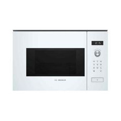 BOSCH Microondas 20L Integr. sin marco, electronico,38 cm., 5 F, Asist. de limpieza con agua, Ap. lateral izquierda, Cristal