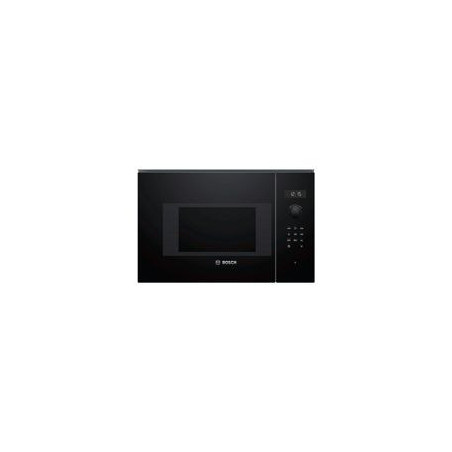 BOSCH Microondas 20L Integr. electronico, sin marco, 38 cm., 5 F., Asistente de limpieza con agua, Ap. lateral izquierda