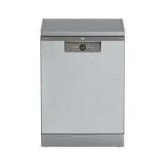 BEKO Lavavaj. Inox, B, BEYOND, Panel de boton, 6 prog. 9.9L, 41 dBA, 3ª bandeja, Cutlery Tray, Automatic Door Opening