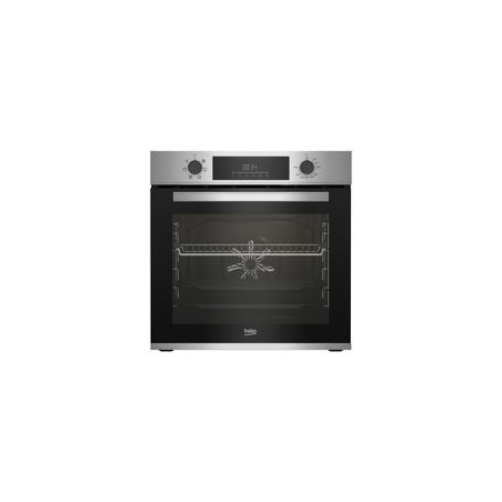 BEKO Horno Multif. 6, AEROPERFECT, A, INOX, Limpieza SteamShine, Display digital, Mandos escamoteables, 72 L