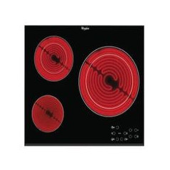 WHIRLPOOL Vitro 3F, 5600w, zona grande 28/21 cm, Bisel Frontal