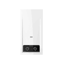 ARISTON Calentador Gas 11L But. Atmosferico Exterior Bajo Nox, Tiro Natural, Encendido electronico sin llama piloto, Regulacion