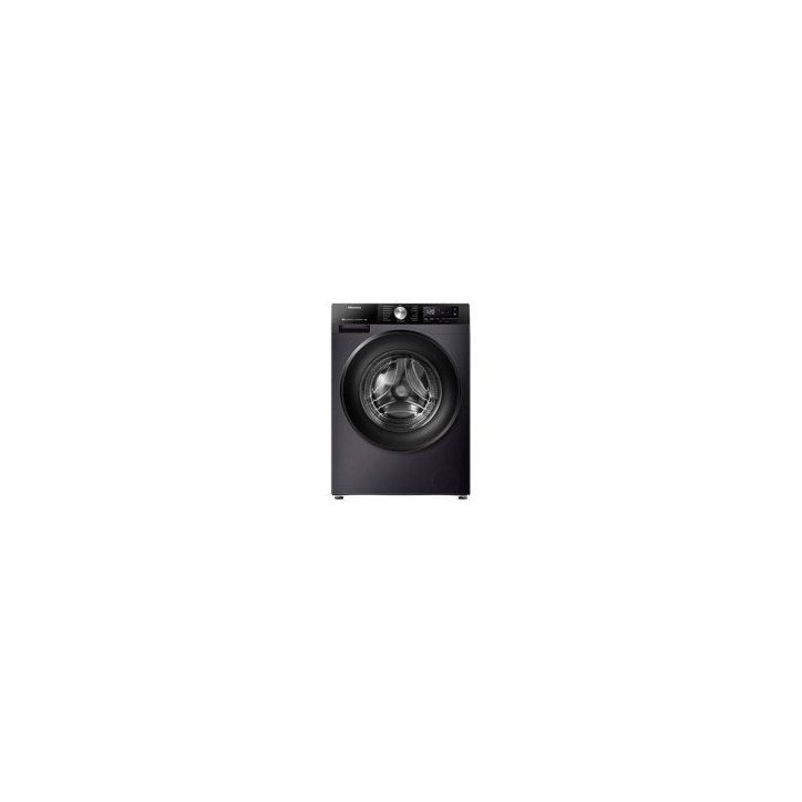 HISENSE Lavad. C/F 9Kg 1400rpm, Negro, A-30%, WiFi, Programacion Asistida, Monitor de Consumo, Smart Pair, Hygiene Guard