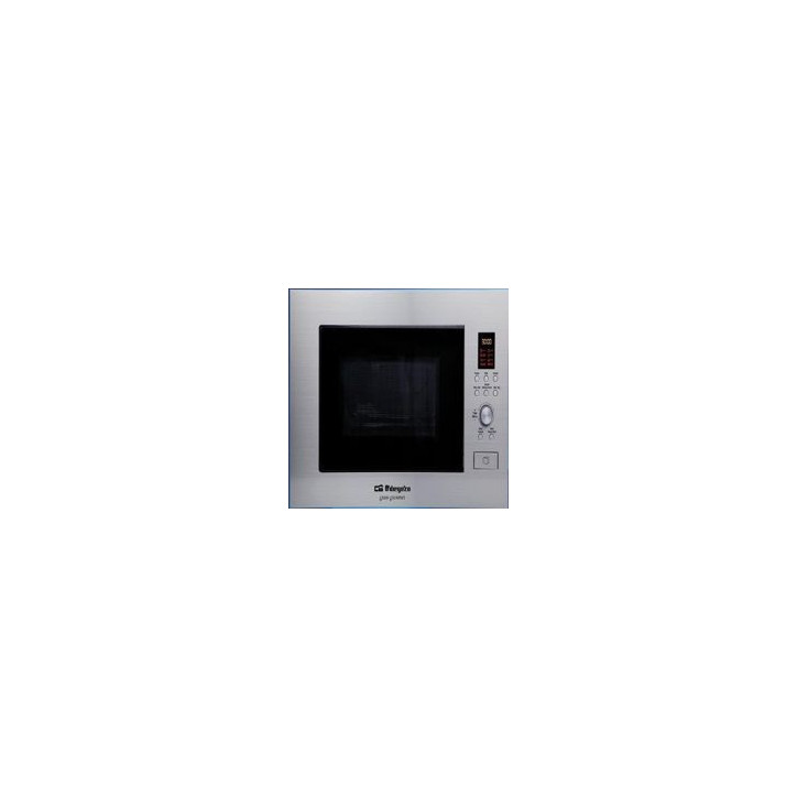 ORBEGOZO Microondas 23L Integr. sin marco, Inox, 900w, Grill 1000w, Temporizador digital