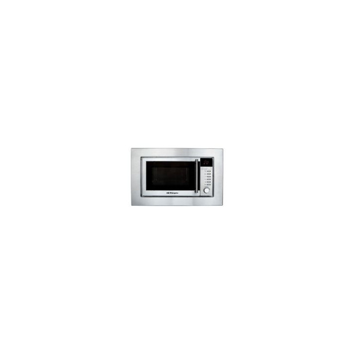 ORBEGOZO Microondas 20L Integr. con marco, Inox, 800w, Grill 1000w, 6 niveles de potencia.