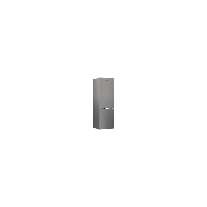 WHIRLPOOL Combi Dual NF 2035x595x663, Pearl Inox, A, Multi flow, Cajon Crisper, Cajon Dairy, botellero