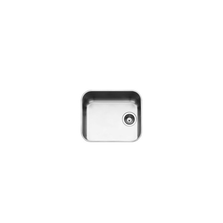 SMEG Fregadero Inox bajo encimera 1C, Medidas 180x470x420