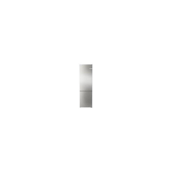 BOSCH Combi NF 203x60x66, Inox, E, 368L, VitaFresh, Tirador vertical integrado.