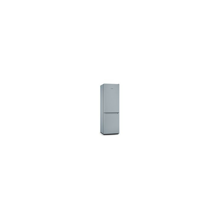 BOSCH Combi NF 186x60x66, Inox Mate, E, MultiBox, Tirador horizontal integrado.