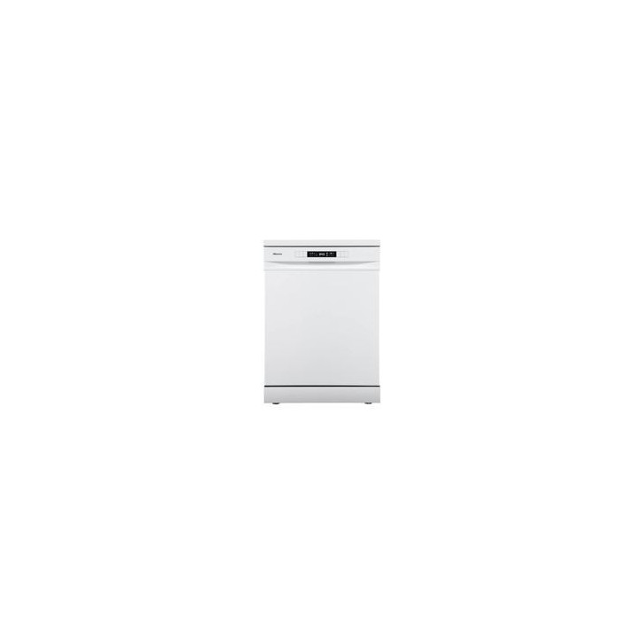 HISENSE Lavavaj. 14 cub. Blanco, D, 1/2 carga (Manual), 3ª Bandeja, Inicio Diferido, Lavado Rapido 30', Programa Eco