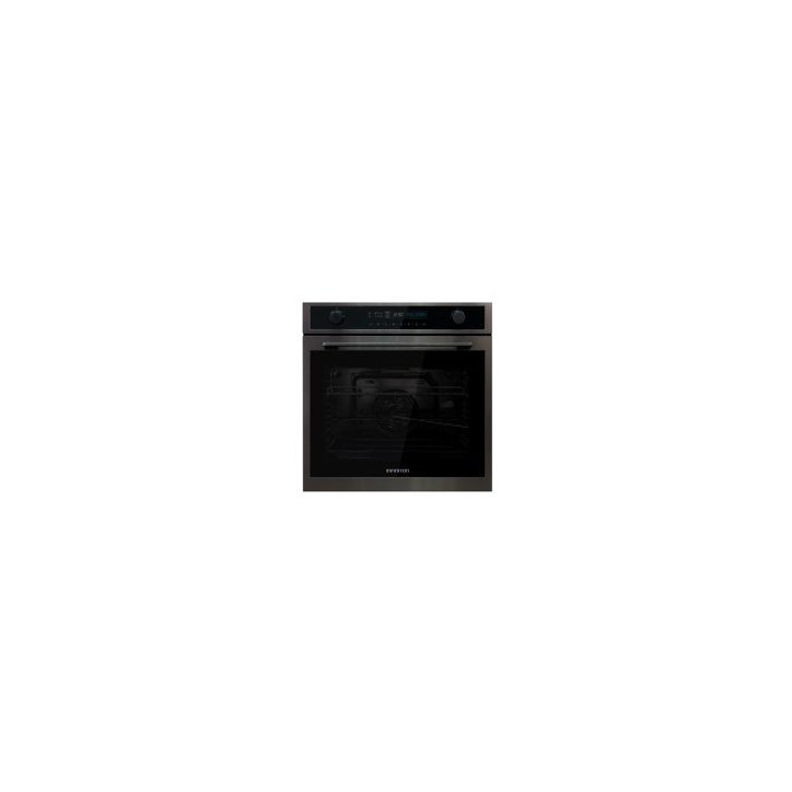INFINITON Horno Multif. 13, NEGRO MATE, 70L, A, GUIA TELESCOPICA, DISPLAY, MANDOS ESCAMOTEABLES, Triple cristal