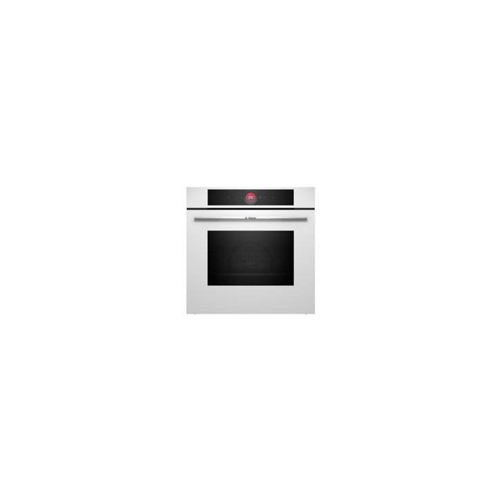 BOSCH Horno Multif. 14, A+, 71L, A+, 71L, Asistente de limpieza con agua, HC, Ap. Abatible, Cristal blanco, Display TFT touch
