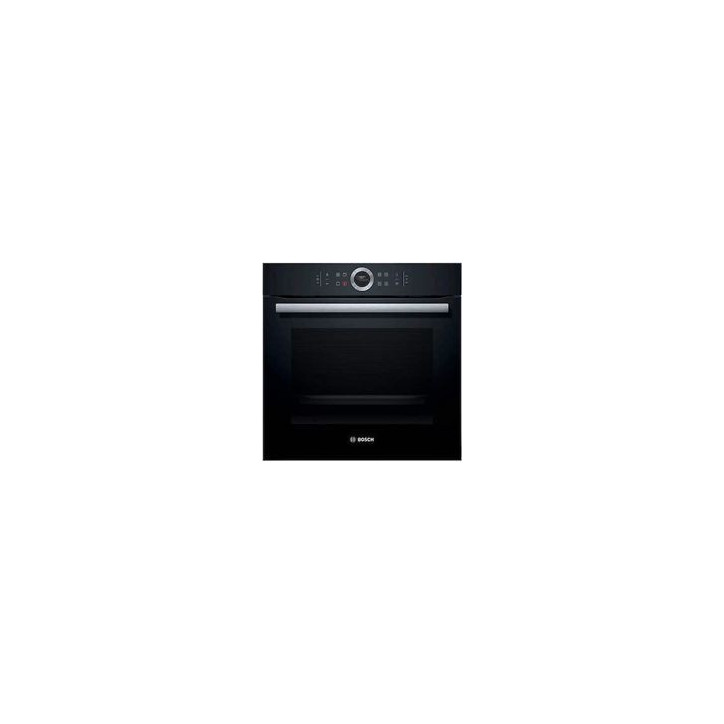 BOSCH Horno Pirolit. Multif. 13, A+, Cristal Negro, Display TFT, Gourmet 10 recetas,
